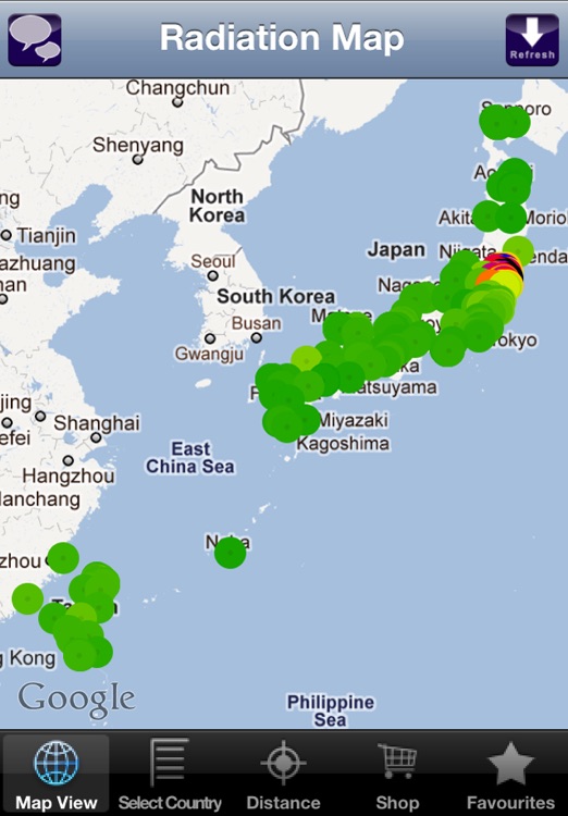 EcoData: Radiation