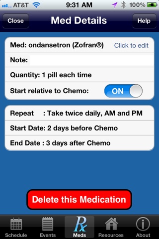 Chemo Aid screenshot 4