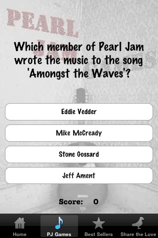 Pearl Jam Games (Unofficial) screenshot 2