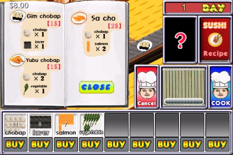 Sushi Tycoon Lite screenshot 3