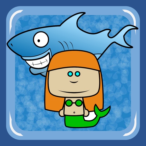 Mermaid Lost (escape from the shark) Icon