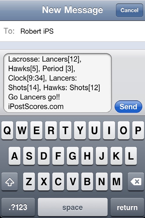 Lacrosse Scoreboard