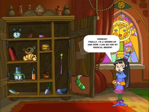 Small Witch and the Magic Broom Lite screenshot 3