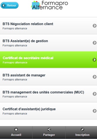 Formapro Alternance screenshot 2