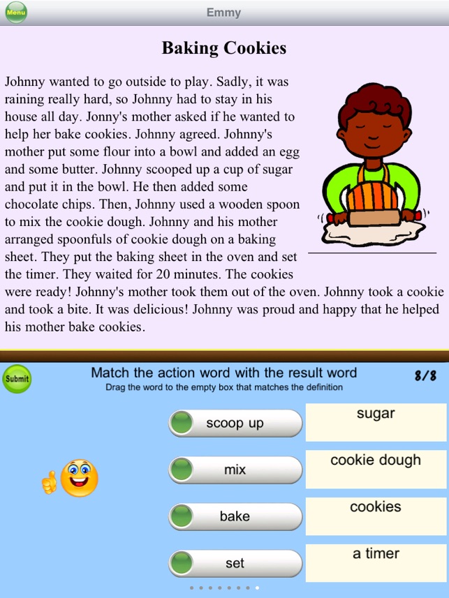 AbiTalk Second Grade Reading Comprehension Fiction Free(圖4)-速報App