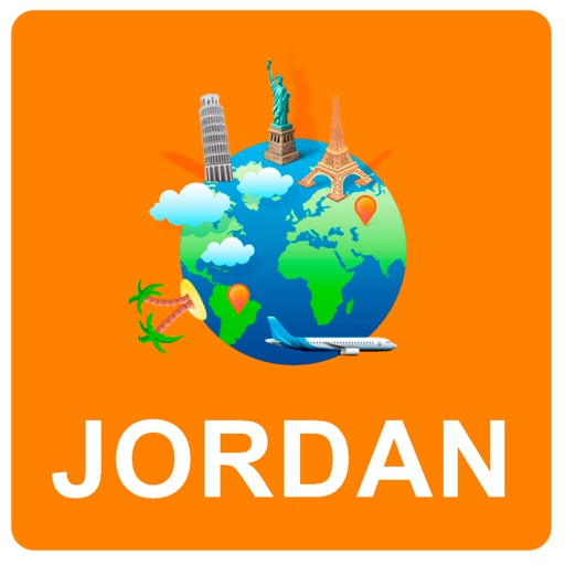 Jordan Off Vector Map - Vector World icon