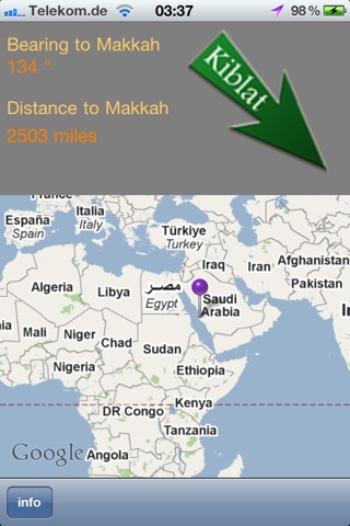 QiblaLocate - Locate Mecca screenshot 2