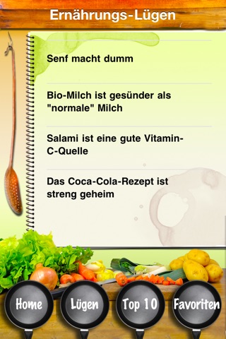 Ernährungs-Lügen Gratis - Irrtümer über gesundes ... screenshot 4