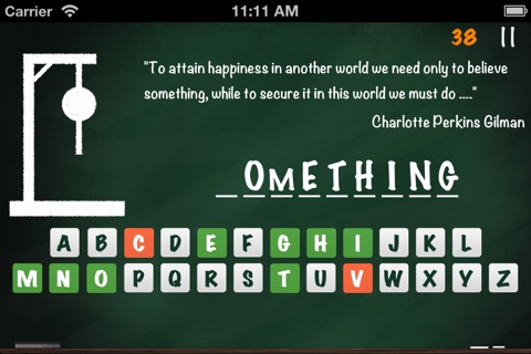 Quote Hangman screenshot 2