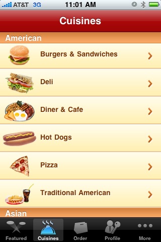 iCuisines (Food ordering with restaurant menu for pickup or delivery) screenshot 3