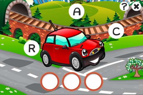 ABC car games for children: Train your word spelling skills of cars and vehicles for kindergarten and pre-school screenshot 3