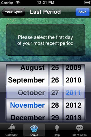 Fertility Calendar screenshot 3