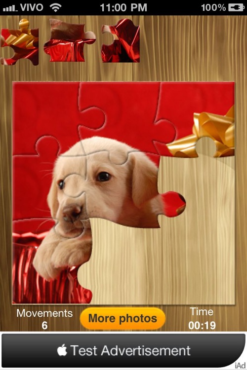 Bright puzzles: Puppies Lite