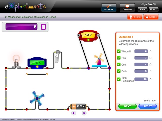 Exploriments : Electricity - Ohm's Law and Resistance of Dev(圖4)-速報App