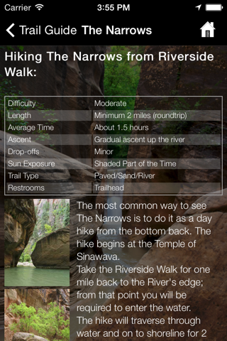 Zion National Park App screenshot 4