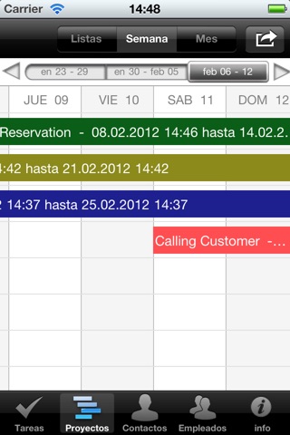 iLax Task and Project Planner screenshot 2