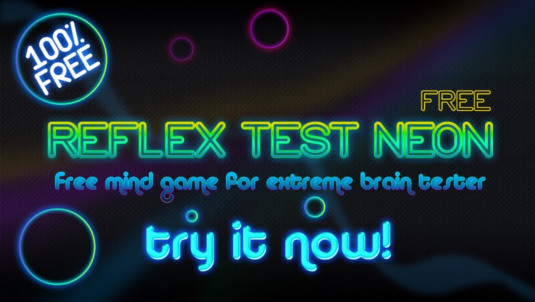 Reflex Test Neon – Free mind game for extreme brain tester