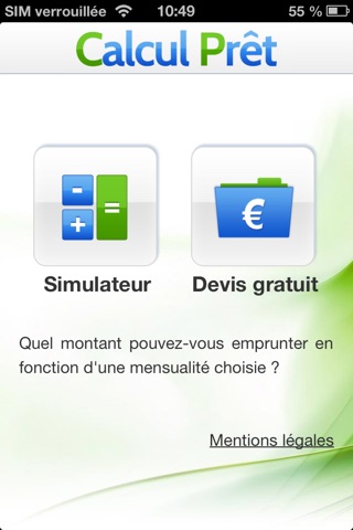 Calcul prêt screenshot 4