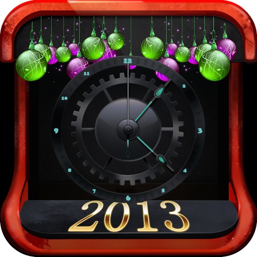 Countdown Clock for Christmas, Silvester, 2013 icon