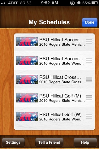 Official Rogers State University Edition for My Pocket Schedules screenshot 4