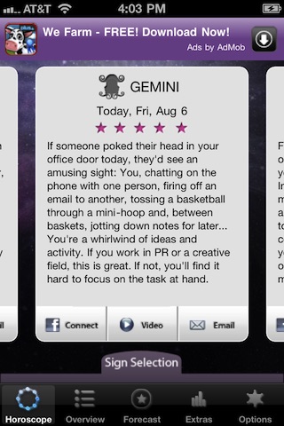 Today's Horoscope by Kelli Fox screenshot 2