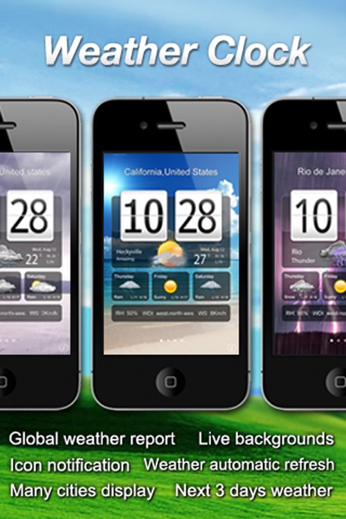 Awesome Live Weather Clock