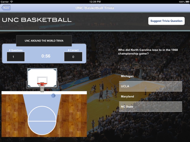 UNC Hoops Fan for iPad