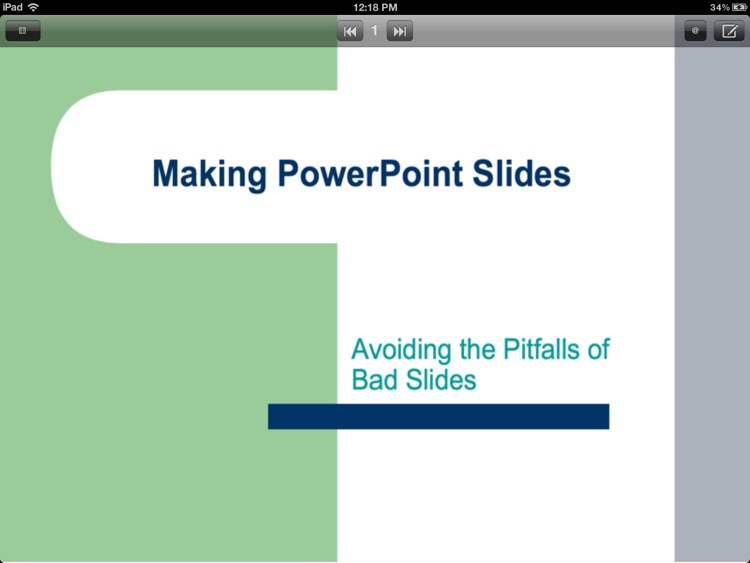 presentations viewer for ppt and PDF
