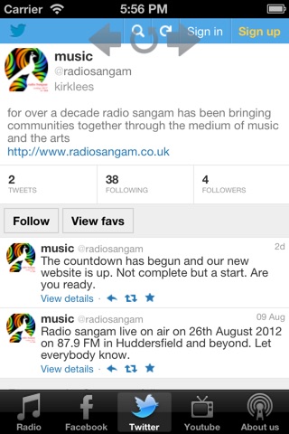 Radio Sangam screenshot 2