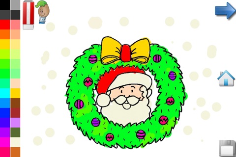 Coloring Book : Christmas for Toddlers ! App with Christmas Coloring Pages screenshot 4