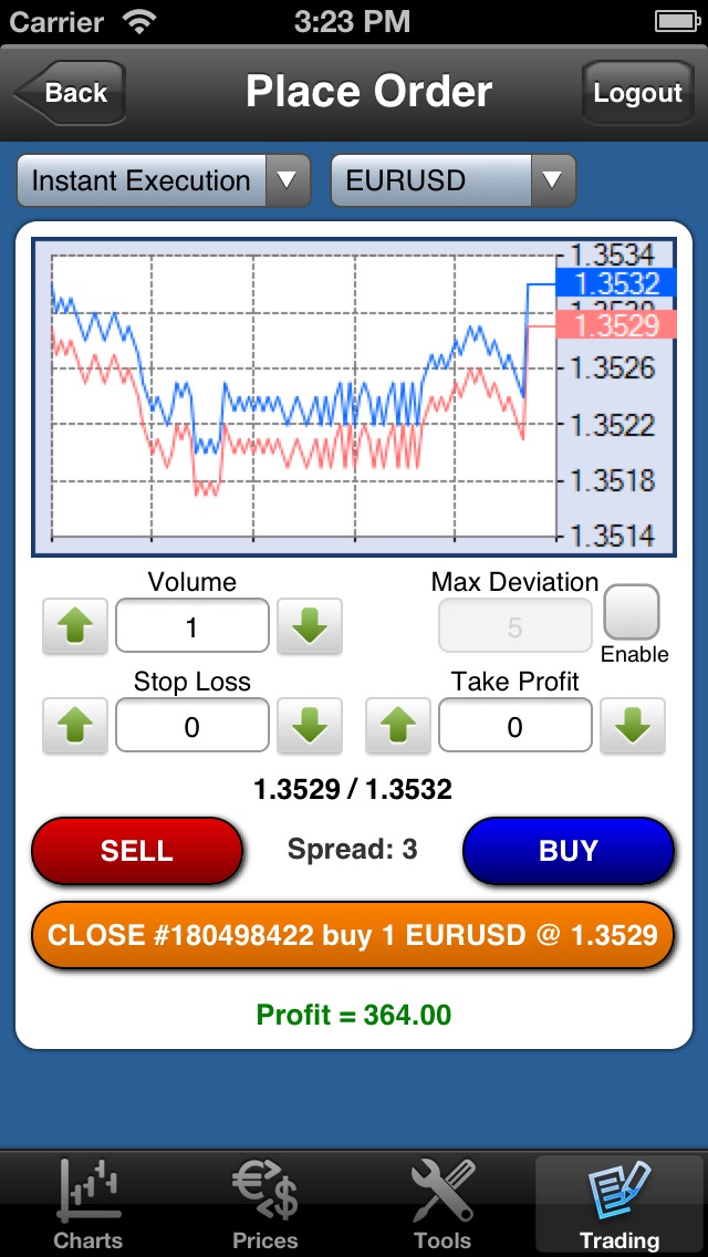 Forex On The Go Premium screenshot1