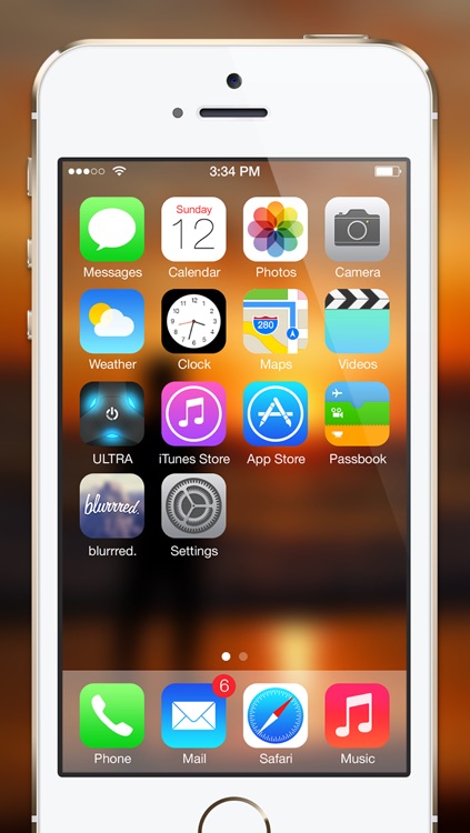 blurrred. - Blur Your Wallpapers For iOS7