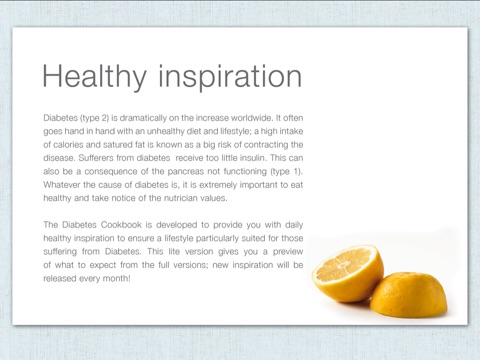 Diabetes Cookbook+ Lite screenshot 2