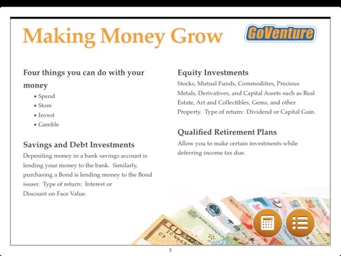 GoVenture Personal Finance Cheatsheet screenshot 3