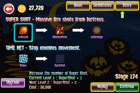 Halloween Fortress Defense screenshot 3