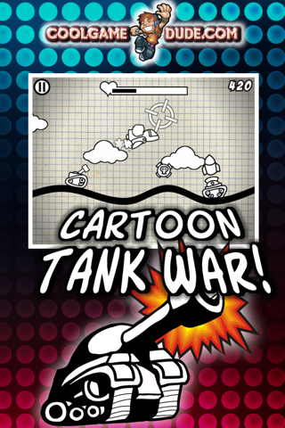 Cartoon Tank War screenshot 2