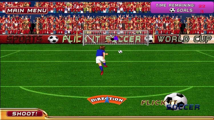 Flick It Soccer Free Game screenshot-4