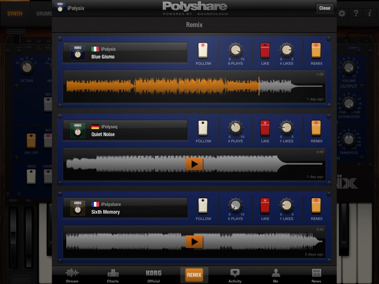 KORG iPolysix for iPad screenshot-3