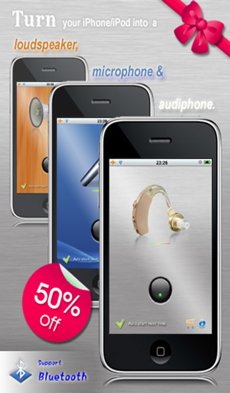 Audiphone, Microphone & Loudspeaker (Supports Bluetooth) Screenshot 1