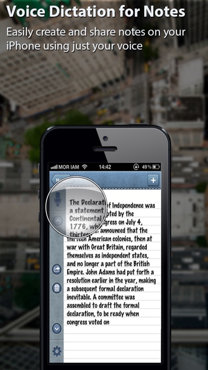 Voice Dictation for Notes - Dictate your notes with your voice instead of typing