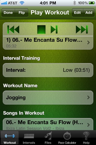 iWorkout Lite - Music At Your Pace screenshot 3