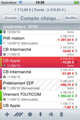 iCompta 2 Lite screenshot 2