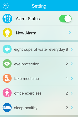 iHealth Alarm - Start a green lifestyle screenshot 2