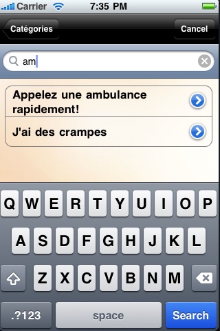 French to Italian Talking Translator Phrasebook screenshot 2