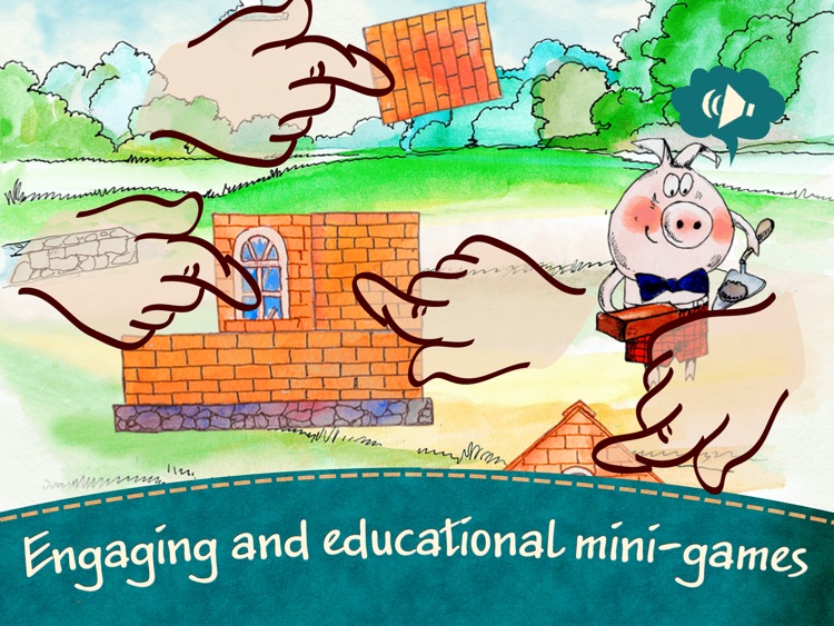 The Three Little Pigs - an interactive fairy tale for kids