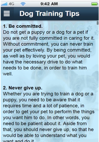 100 Dog Training Tips+: Train Your Dog the Easy Way!!! screenshot 3