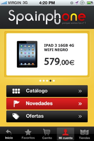 Spainphone screenshot 2