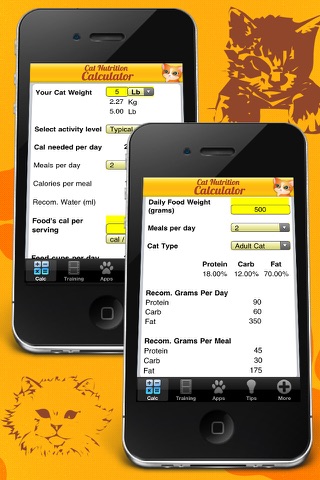 Cats Nutrition Calculator - Kittens and Cat Training Food Health Guide screenshot 4