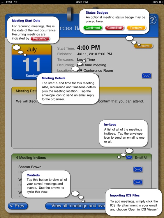 ICS Meeting Viewer