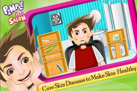 Pimple Care Salon - girls games screenshot 4